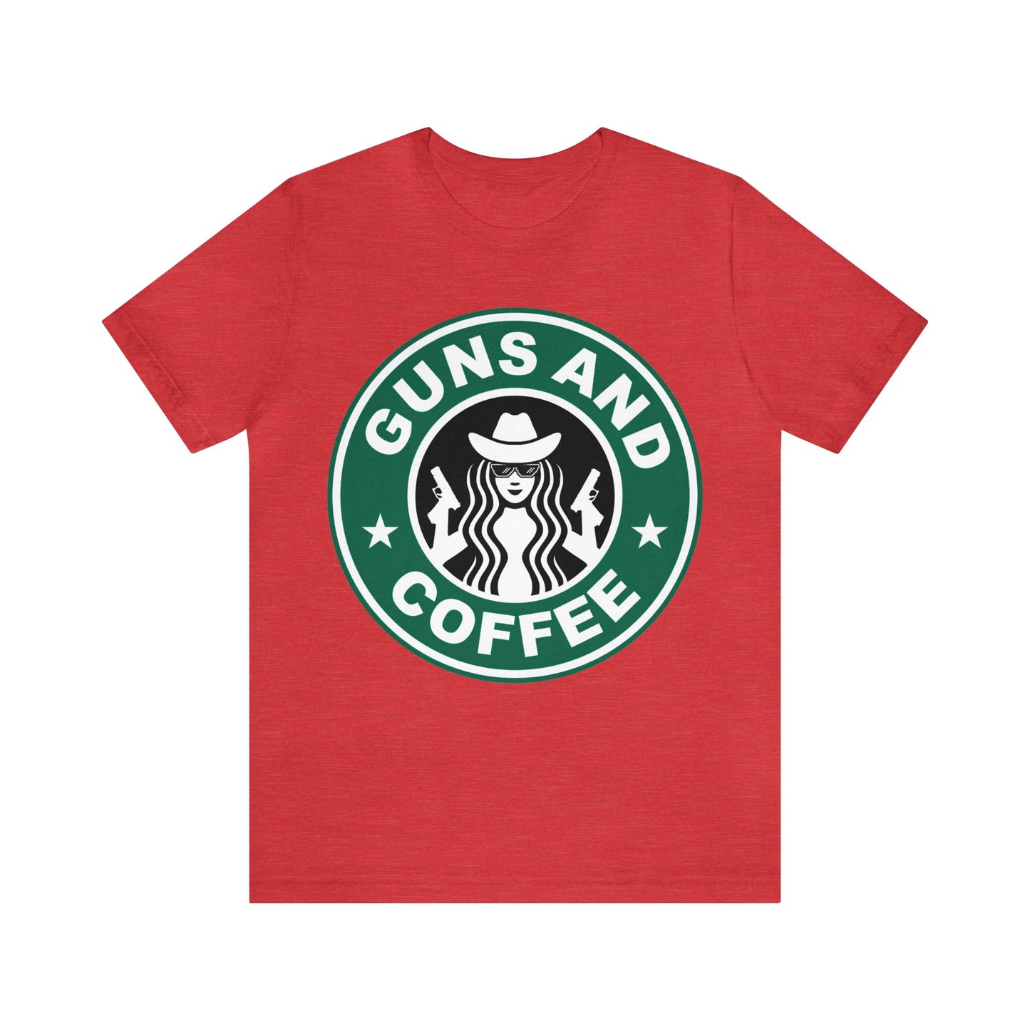 "GUNS AND COFFEE" Tee (women)