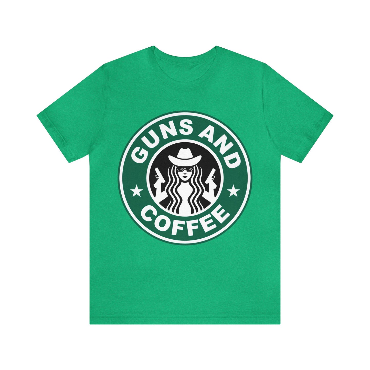 "GUNS AND COFFEE" Tee (women)