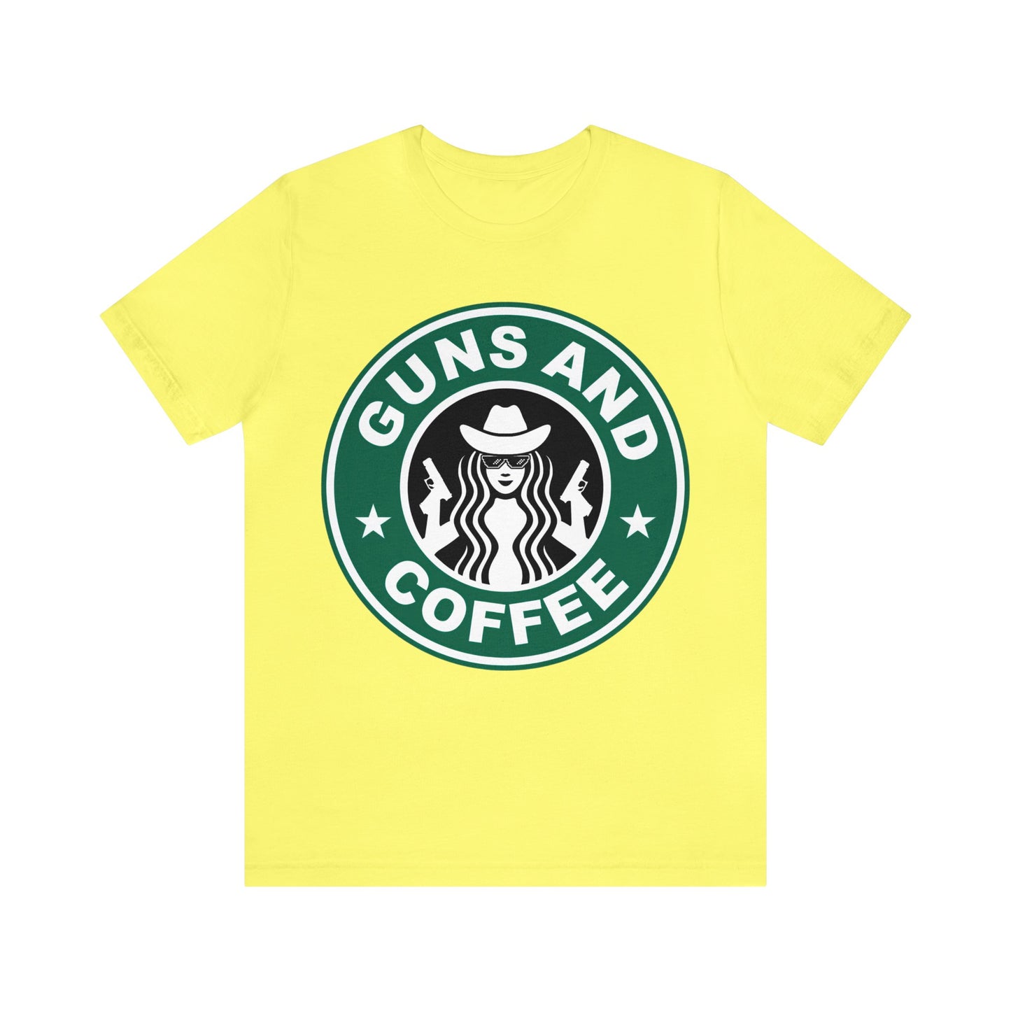 "GUNS AND COFFEE" Tee (women)