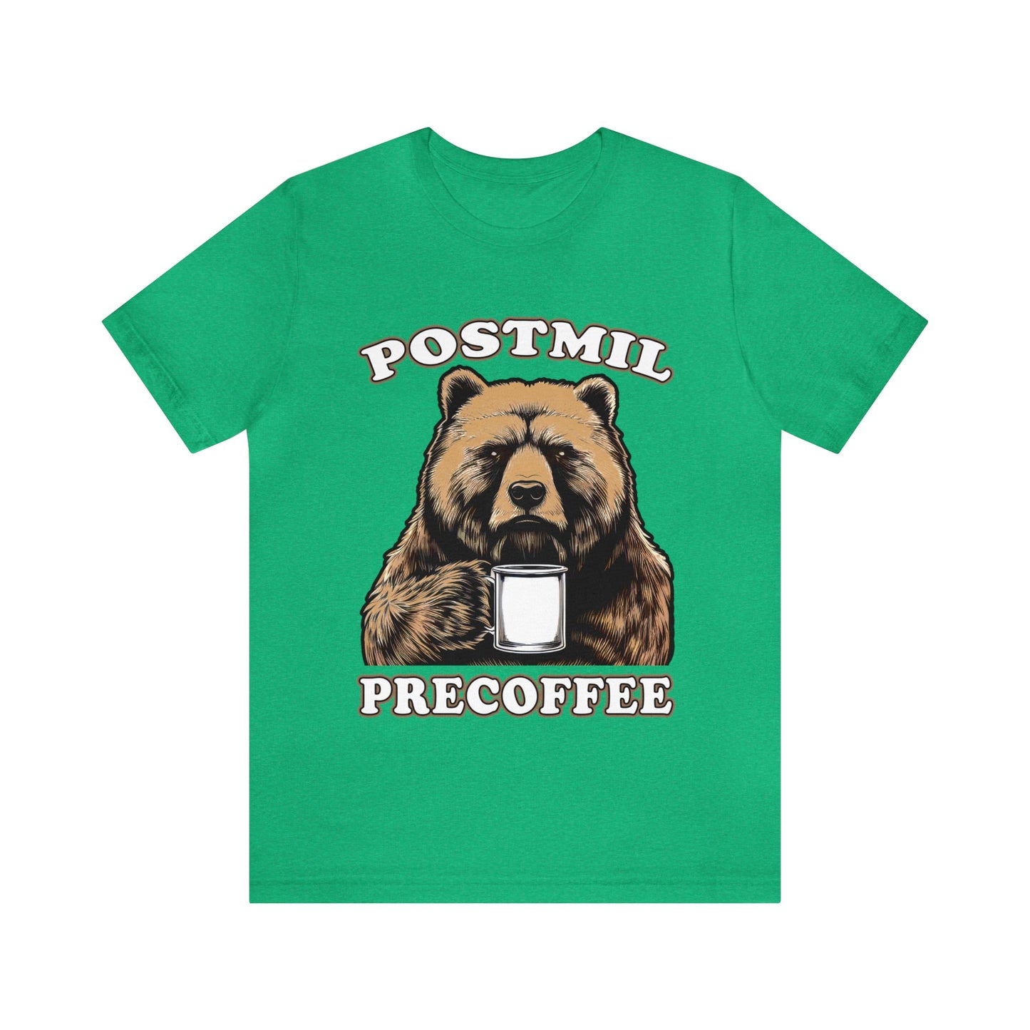 "POSTMIL PRECOFFEE" Tee (men)