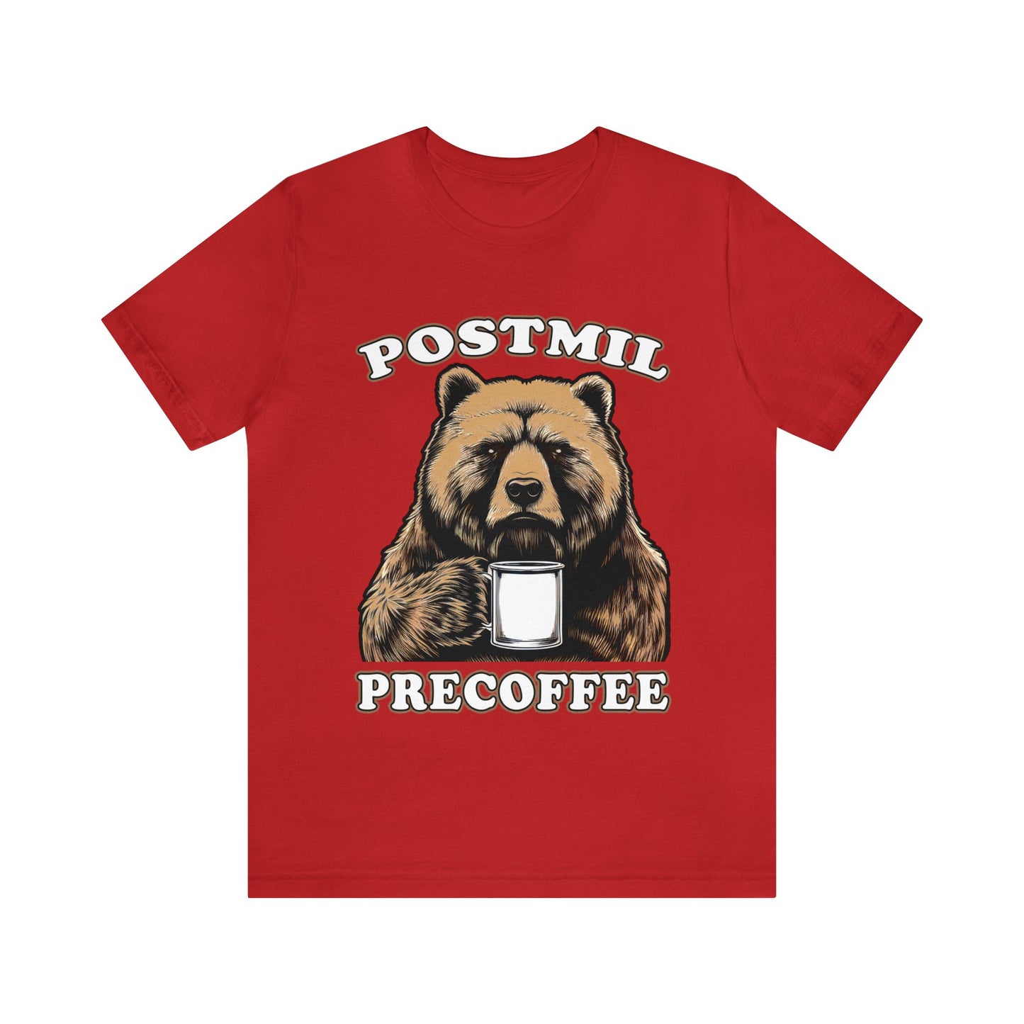 "POSTMIL PRECOFFEE" Tee (men)