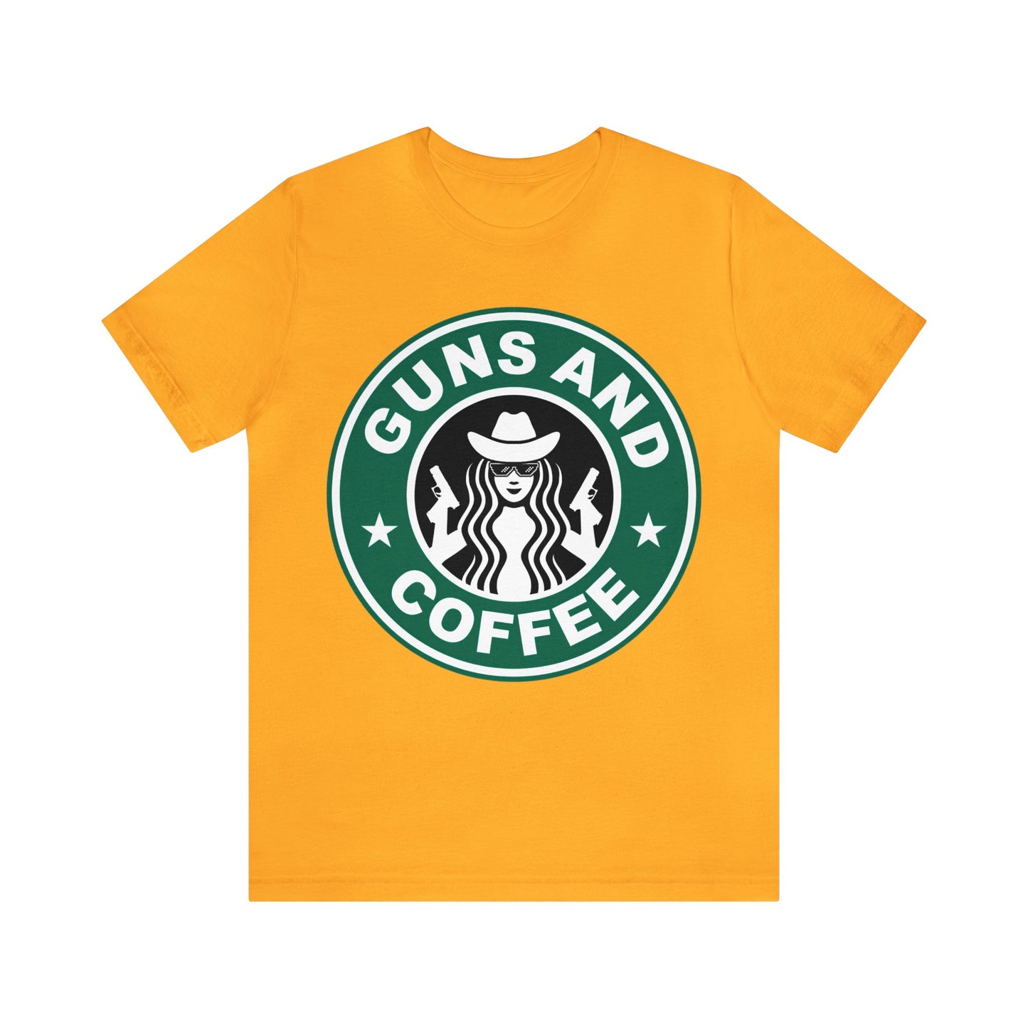 "GUNS AND COFFEE" Tee (women)