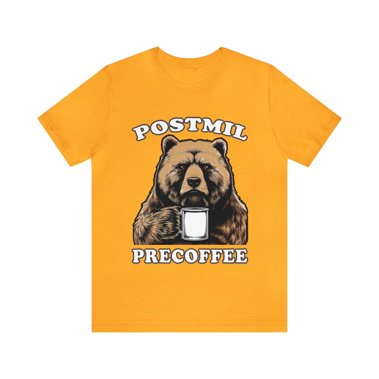 "POSTMIL PRECOFFEE" Tee (men)