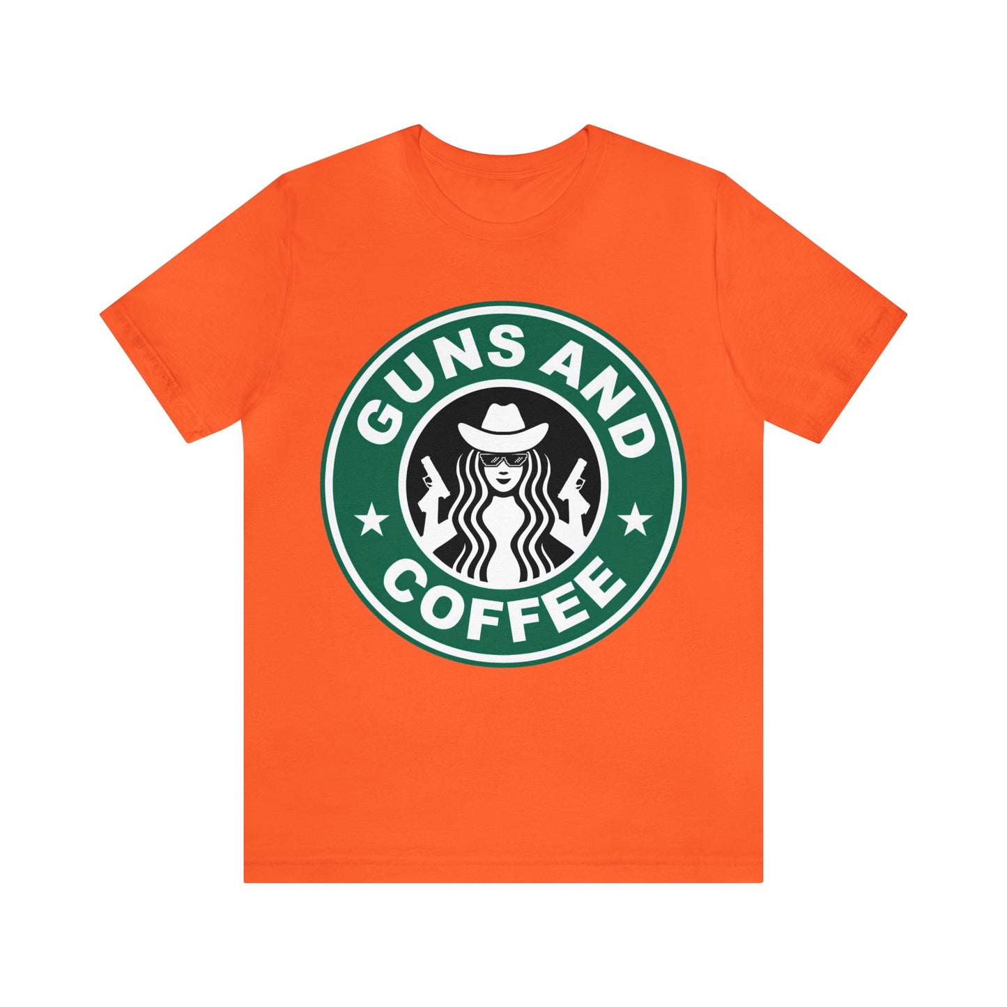 "GUNS AND COFFEE" Tee (women)