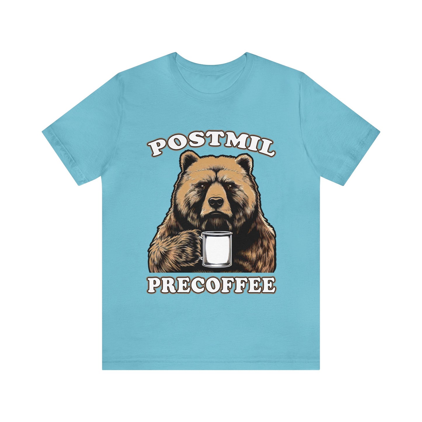 "POSTMIL PRECOFFEE" Tee (men)