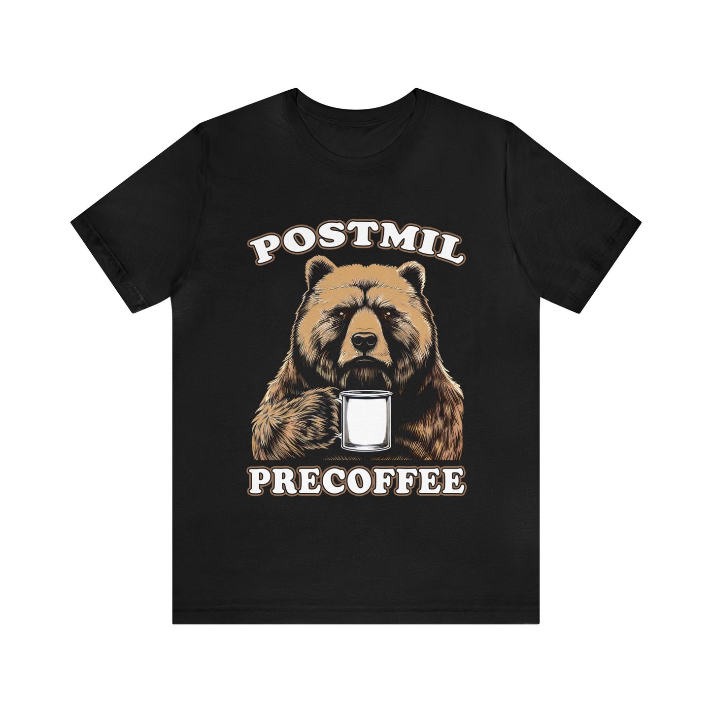 "POSTMIL PRECOFFEE" Tee (men)