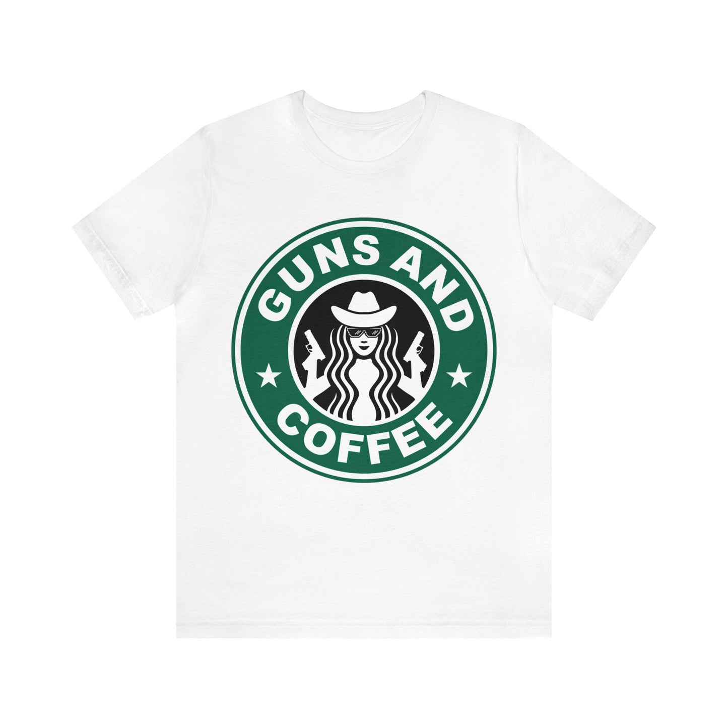 "GUNS AND COFFEE" Tee (women)