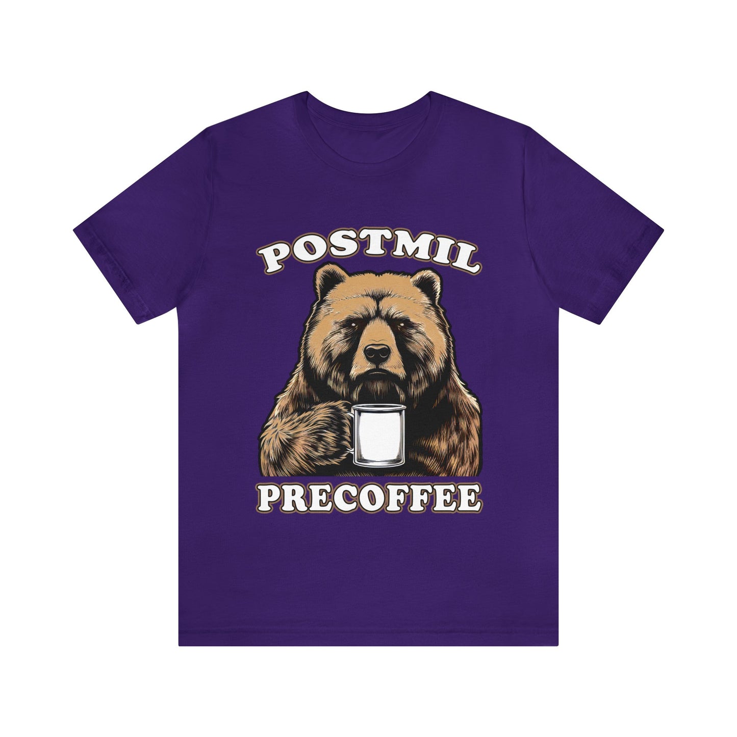 "POSTMIL PRECOFFEE" Tee (men)