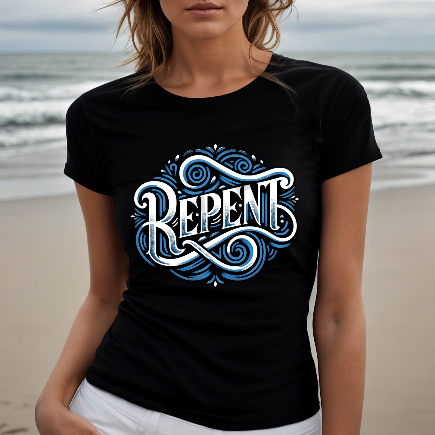 "REPENT" - Women's Softstyle Tee